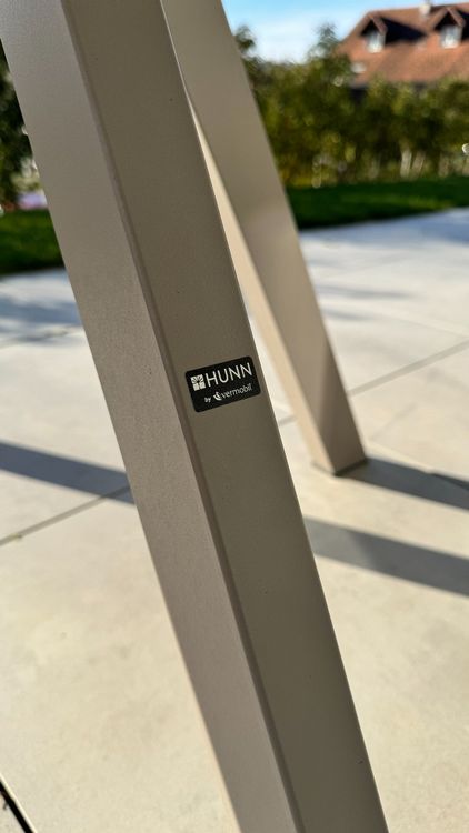HUNN GRANADA Gartentisch Rund 130cm taupe mit Garantie Kaufen auf