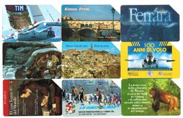 9 Telefonkarten Italien