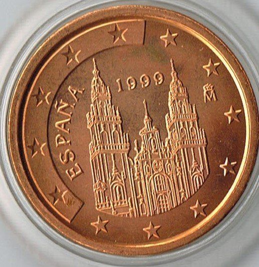 Toutes les monnaies: 1999_Espana_5_Euro_Cent_Probemünze – Neuf (Voir description) à Hombrechtikon par Fraese01 1