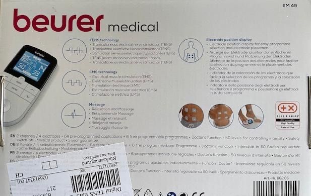 Beurer Attrezzature mediche: TENS / EMS Gerät – Usato da St.Gallen venduto da aisa01 1