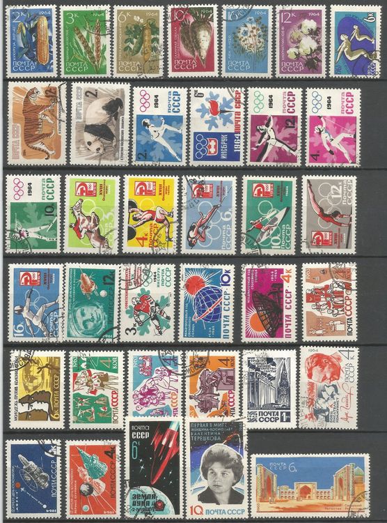 36 Timbres De 1962/64 ( Russie ) | Kaufen Auf Ricardo