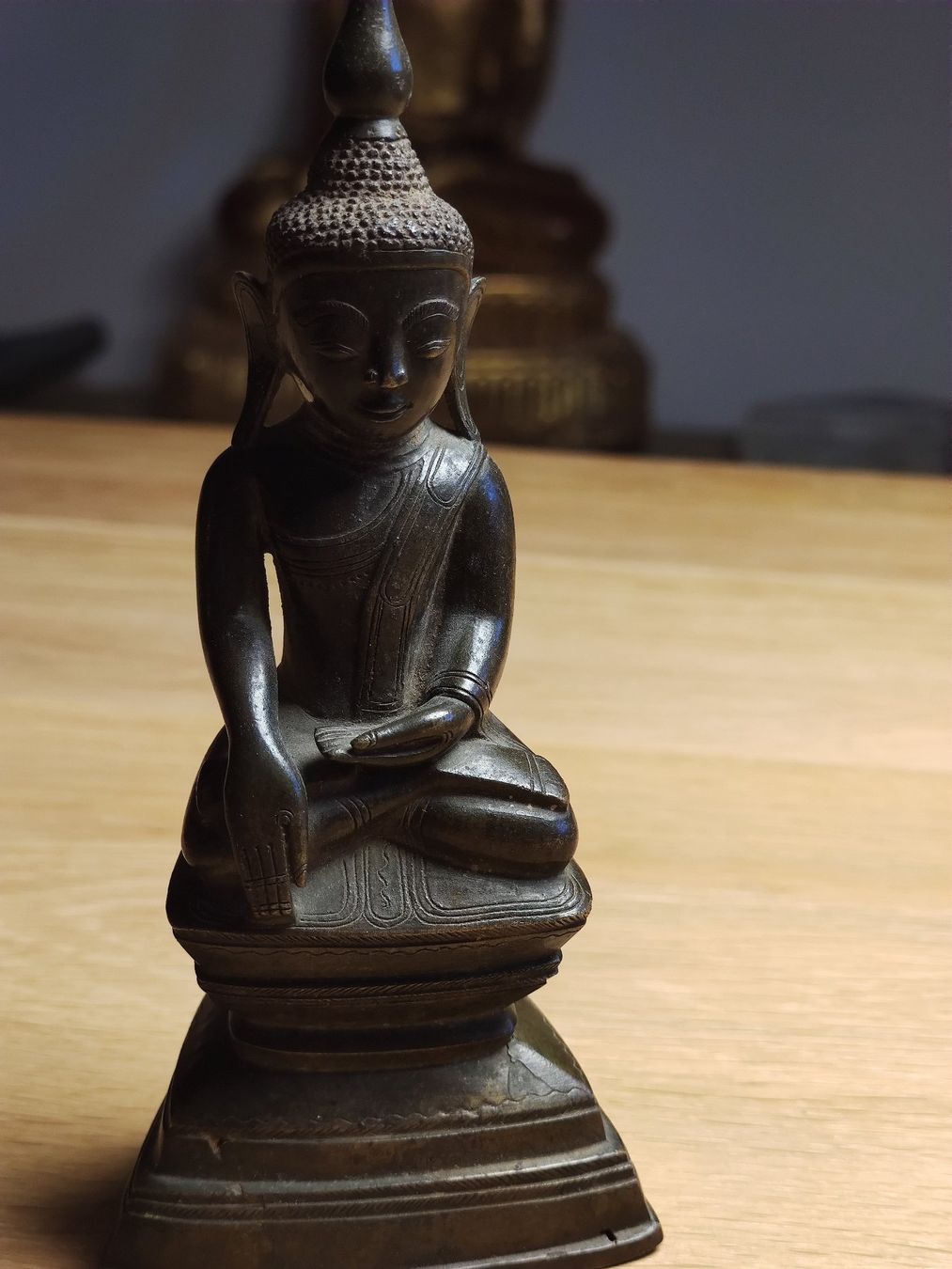 Sculture & Statue: Buddha Burma Shan, 18./19. Jht, Bronze – Usato da Thusis venduto da Feldis 8
