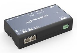 LUMINODE 4 DIN RJ45 Ethernet-DMX Gateway PoE,6 Prozes.