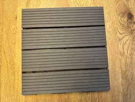 Mood Klickfliese HPC Solid Dark Grey | 30 × 30 cm | 66 Stück