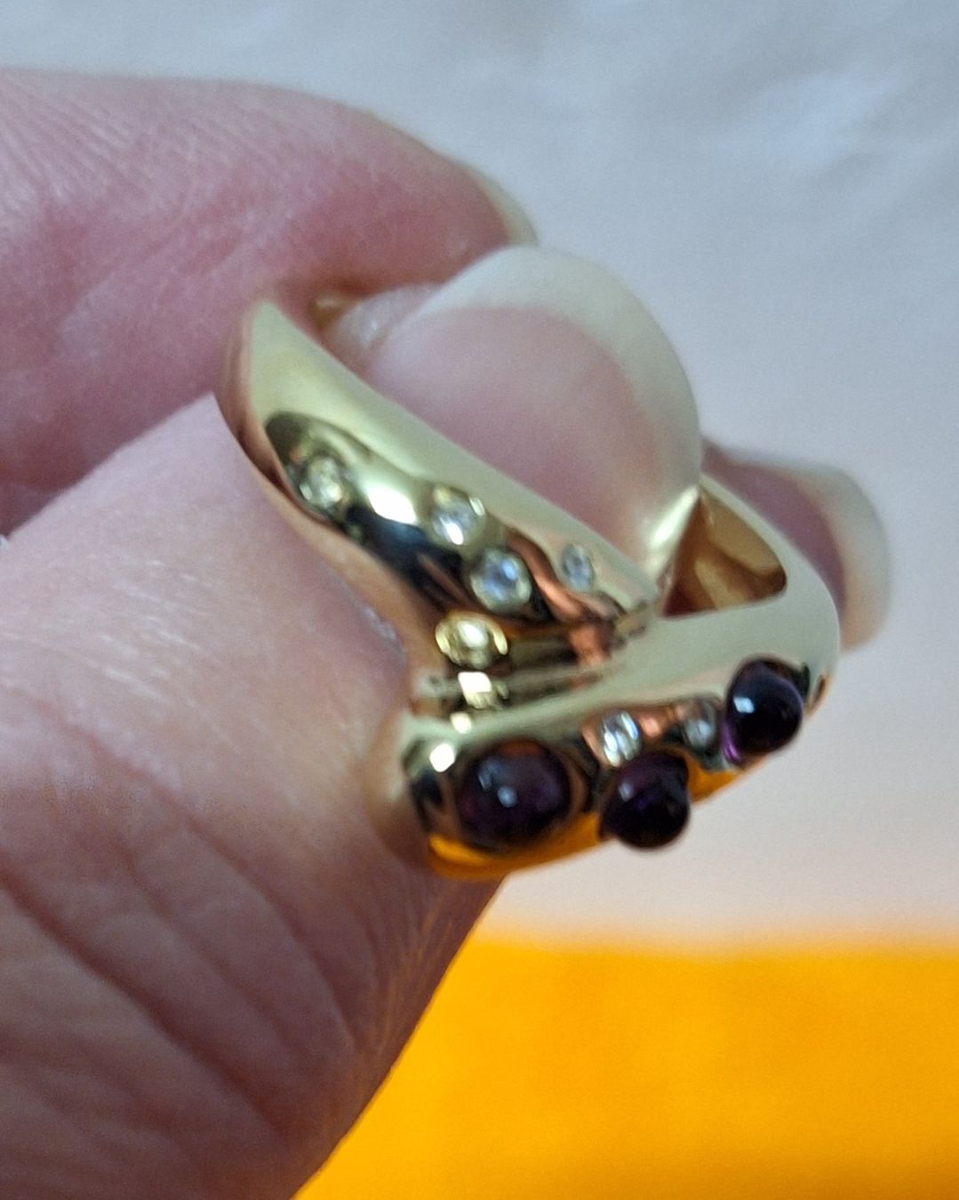 Anelli: LR Modeschmuck Vintage ca. 1990 / goldfarben Gr. 54 – Usato da Muri AG venduto da Edlerweiss 5