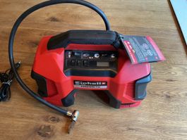 Einhell Hybrid-Kompressor PRESSITO 18V mit Zubehör neuwertig