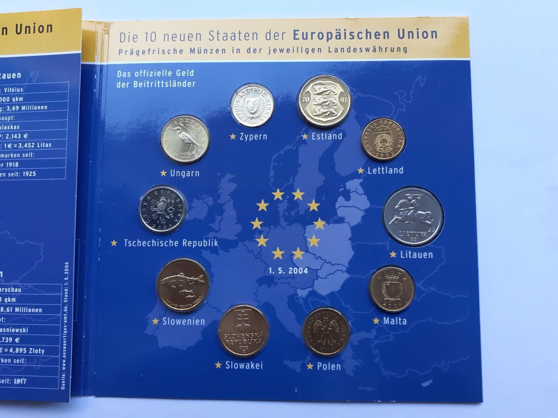 Tutti le monete: Münzsatz "10 neuen Staaten" – Usato da Pravidondaz venduto da LVtik 1