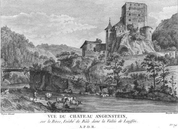 Incisioni: Angenstein Originalkupferstich 1780 – Usato da Rafz venduto da Helvet32