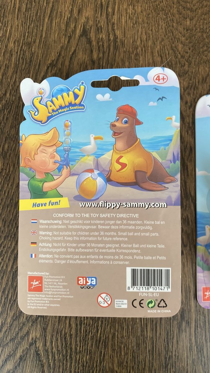 Giocattoli: 4 Geschicklichkeitsspiele Flippy & Sammy Delfin Robbe Neu – Nuovo e nell'imballaggio originale da Hochwald venduto da _biene_ 5