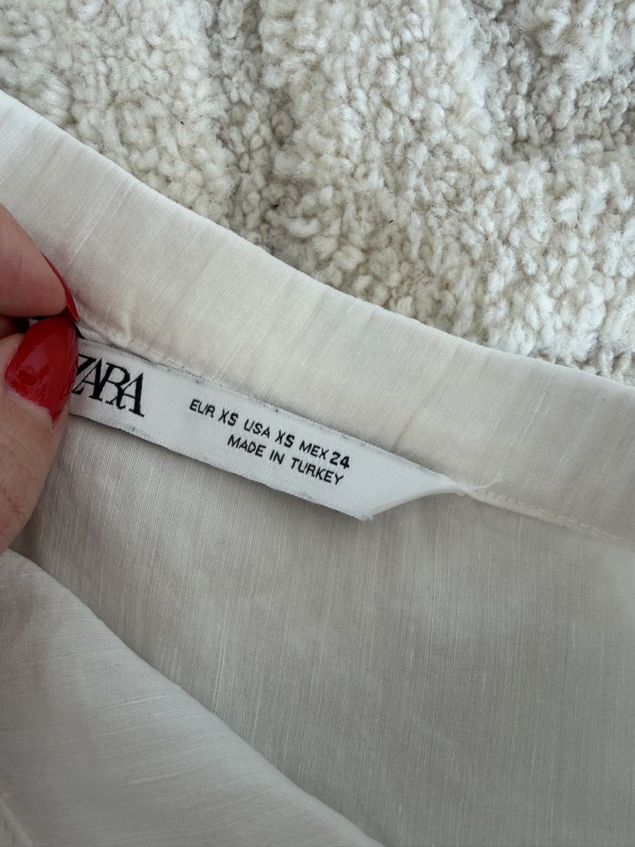 Zara Camicette: Zara White Blouse XS. – Usato da Erlenbach ZH venduto da Ma.Pi 3