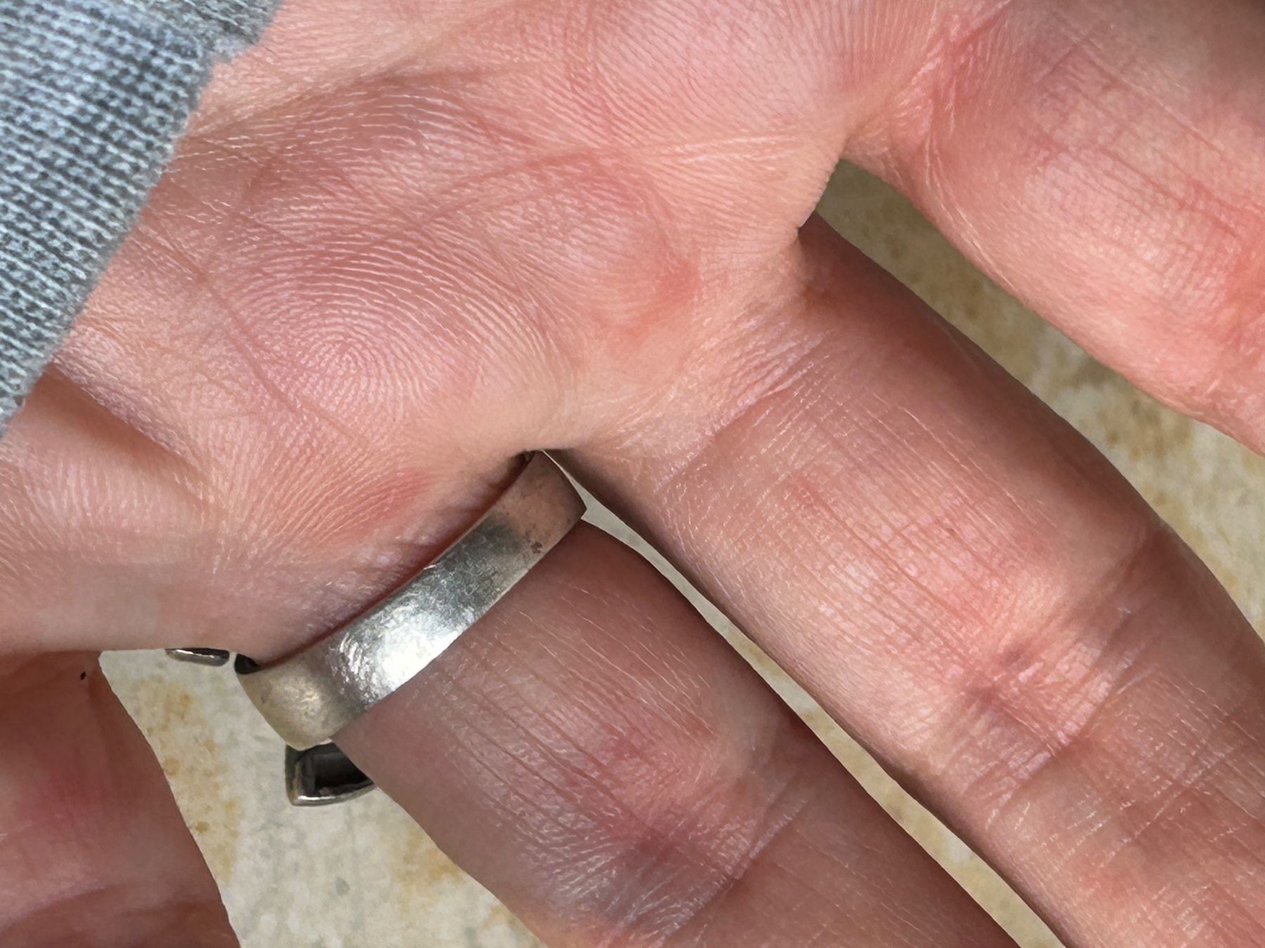 Bagues: Silberring mit roter Rose und Markasiten Gr. 58 – D'occasion à Dittingen par Bellevista 3