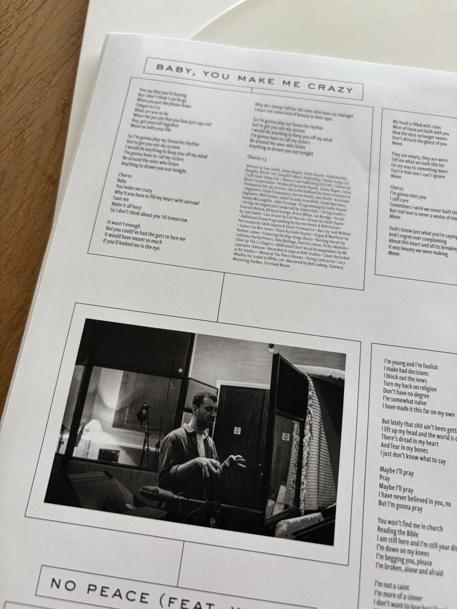 Dischi in vinile: Sam Smith The Thrill of It All Vinyl 2017 – Usato da Otelfingen venduto da MLaemmli 8