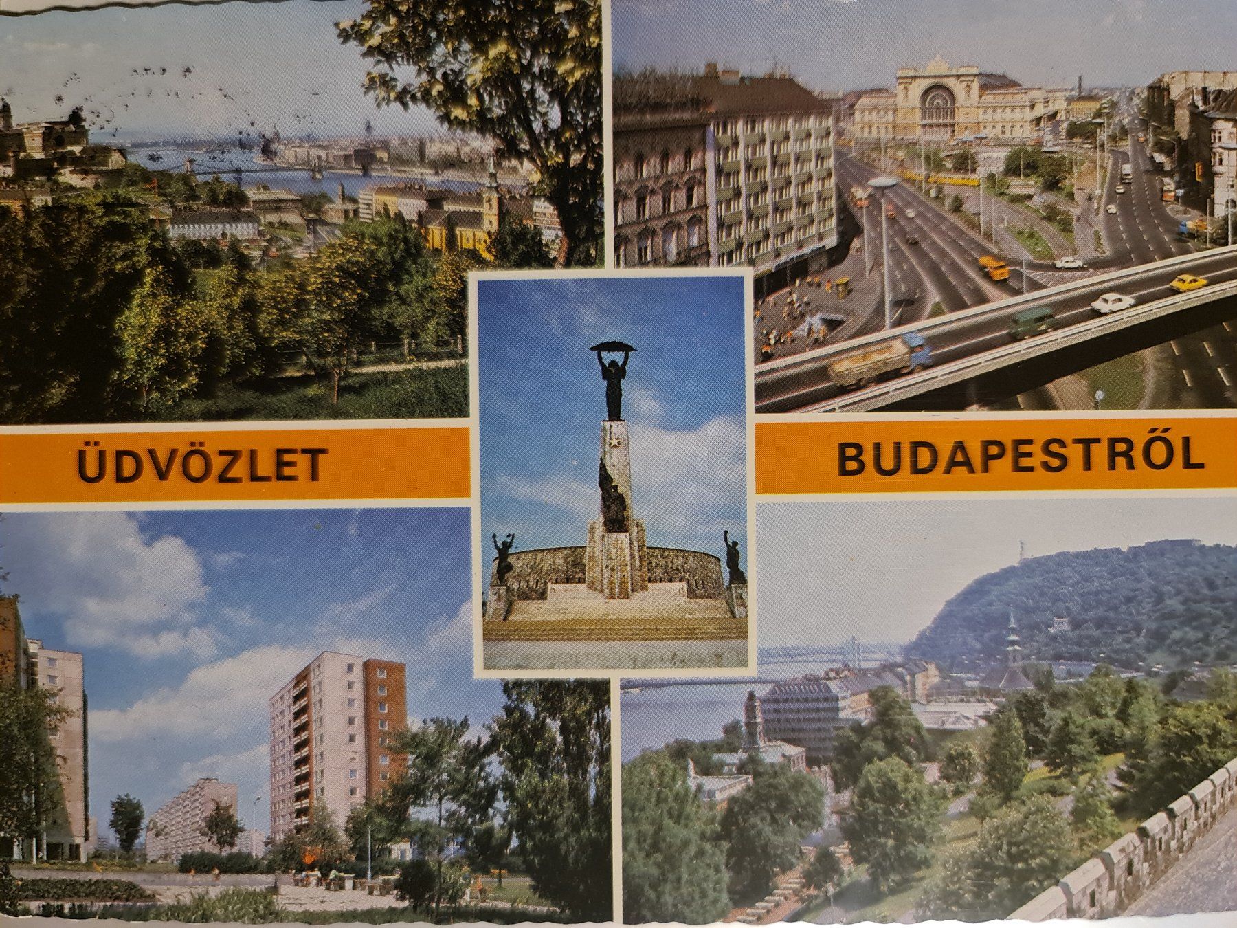 Ansichtskarten: Ansichtskarte Ungarn Budapest 1981 – Gebraucht aus Dintikon von Vexi