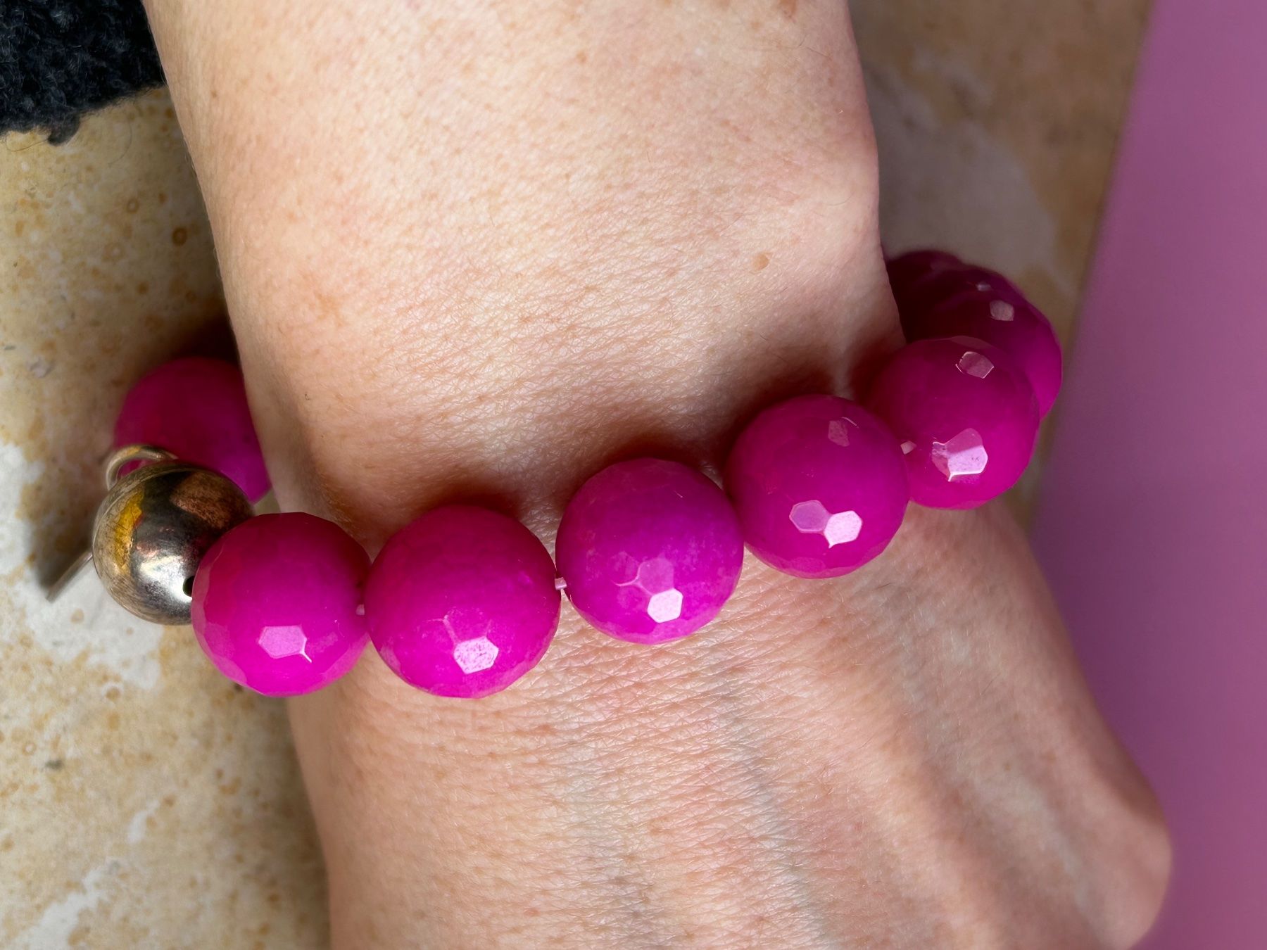 Bracciali & Braccialetti: Armband Pink mit Herz (20cm) – Usato da Laufen venduto da Bellebellezza 3