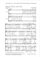 27x Schütz Heinrich - Lobe den Herren, meine Seele