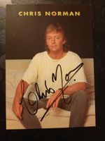 Chris Norman - handsignierte alte Autogrammkarte