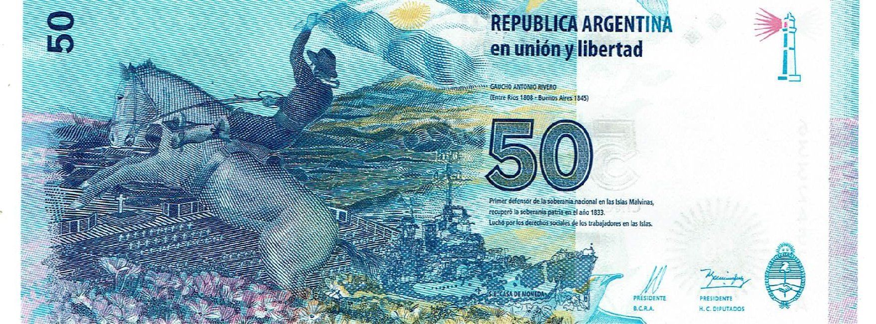 Banconote: Argentinien 50 Pesos, 2015, P-362, COMM., UNZ – Nuovo (secondo la descrizione) da Steffisburg venduto da ber_8htf