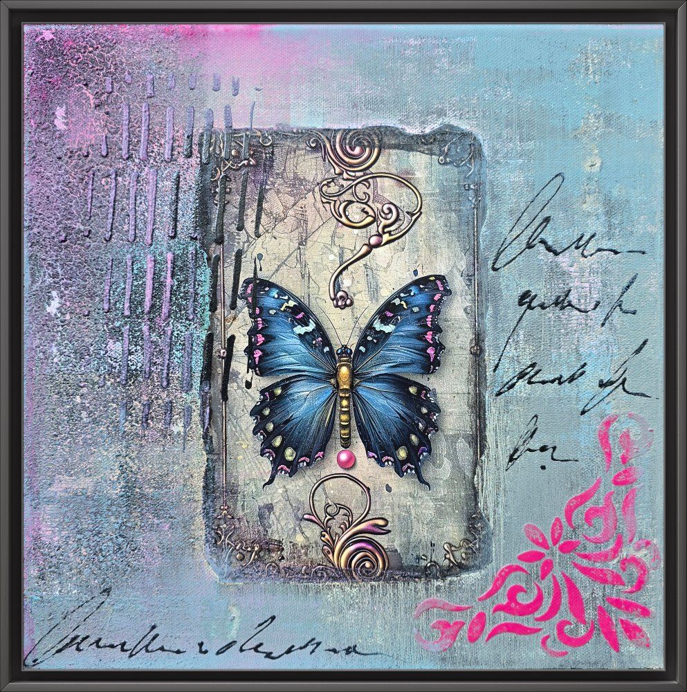 Dipinti: Acrylbild 'Gardien Des Silent Grounds' • 30x30, gerahmt – Nuovo (secondo la descrizione) da Wikon venduto da Nephilim74 1