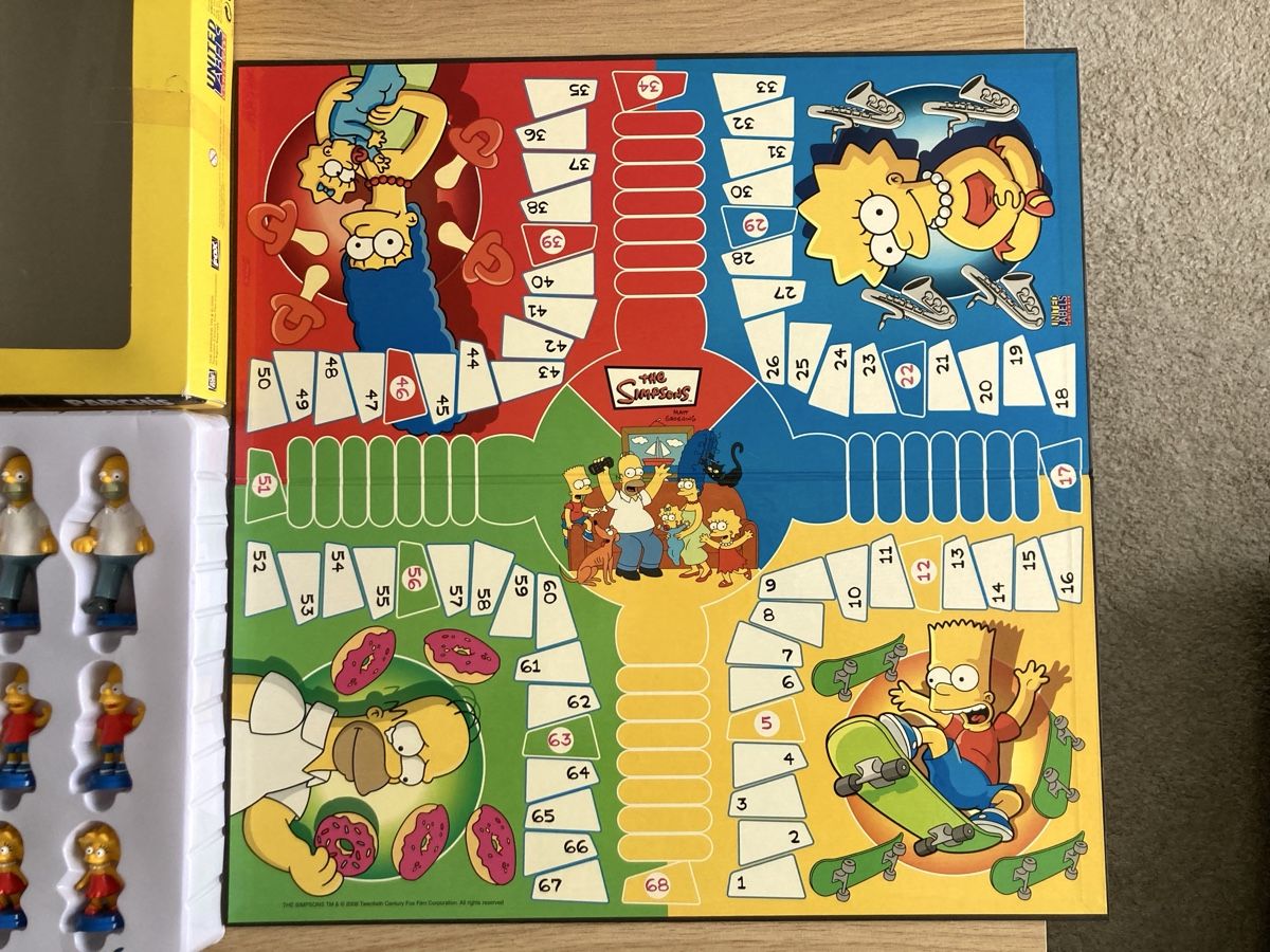 Giochi: Die Simpsons Brettspiel Parchis – Usato da Goldach venduto da Sparx3 2
