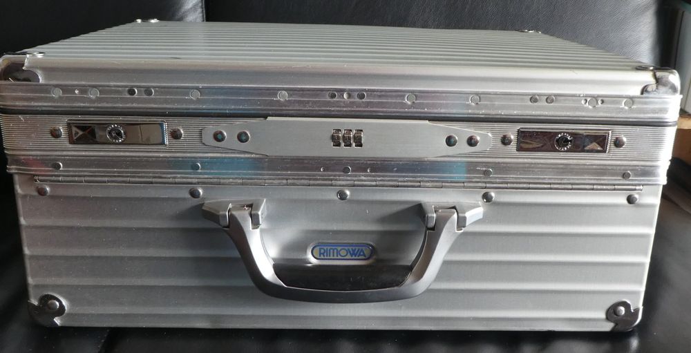 RIMOWA Valise Vintage 80er de Voyage Aluminium à