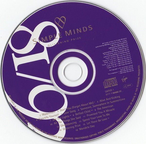 CD: Simple Minds - Glittering Prize [Virgin] – Usato da Unterbäch venduto da buqiq 2