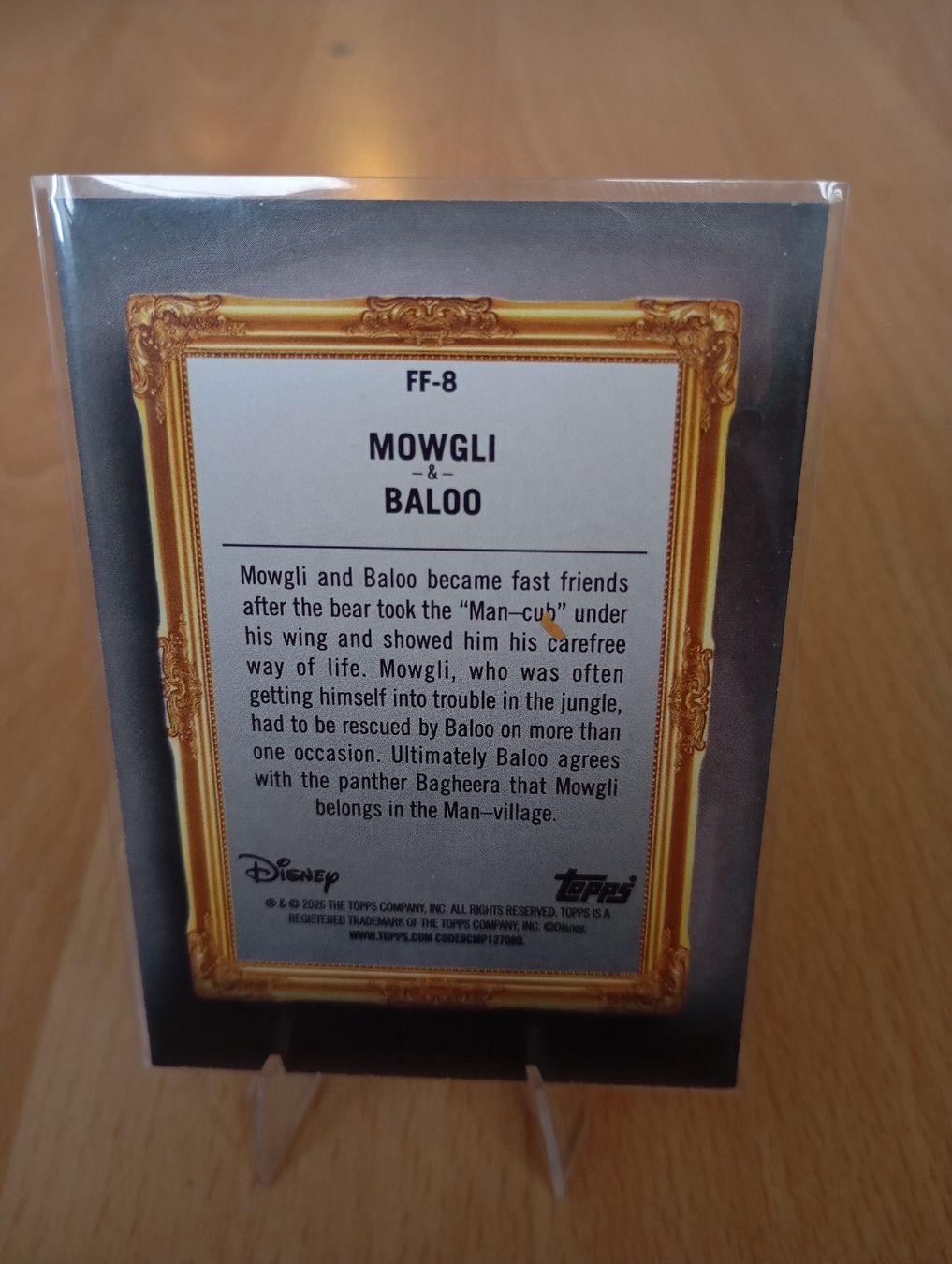 Topps Carte collezionabili: 2026 Topps Disney Mogli & Baloo #ff8 – Nuovo (secondo la descrizione) da Bern venduto da ReenDeals 1