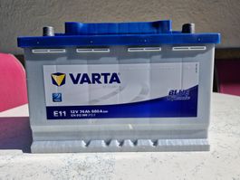 Autobatterie Varta Blue Dynamic E11 12V 74Ah gebraucht