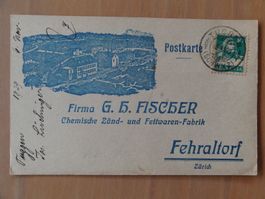 Zürich - Firma G.H. Fischer - 1916 et 1929
