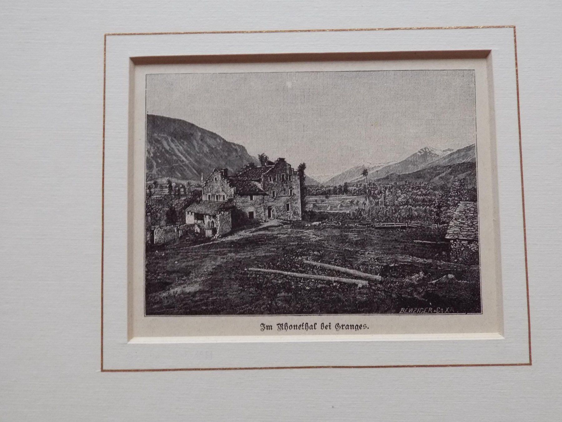 Incisioni: Granges im Rhonetal – Usato da Risch venduto da Rischli15 1