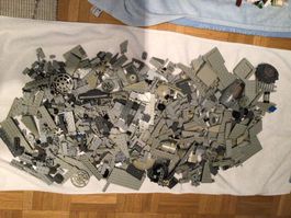 Lego viele Grau Teile 1.350 gr