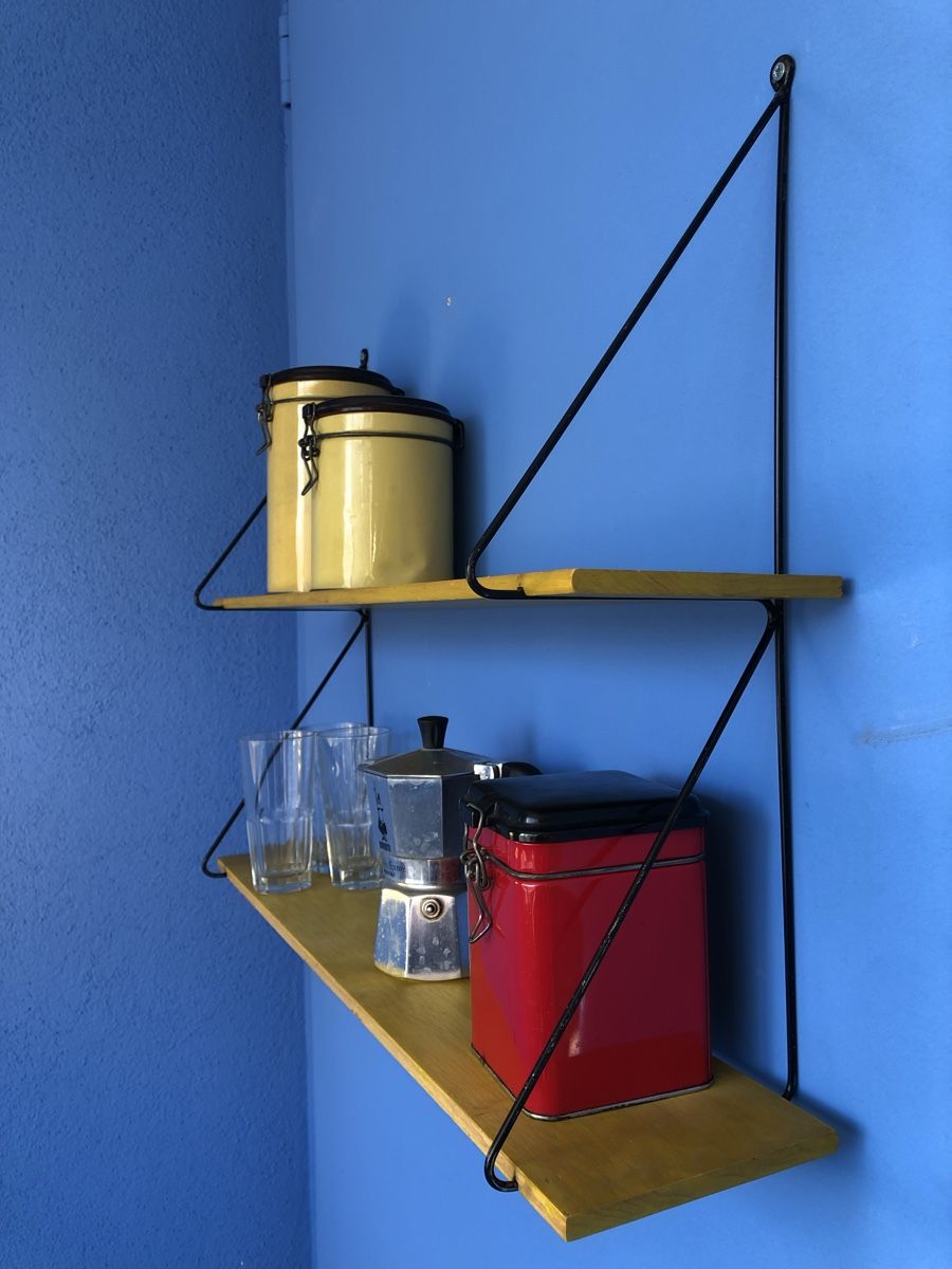 String Scaffali: Vintage Stringregal - aus den 60/70er Jahre – Usato da Zug venduto da Atelier-Reduit 4