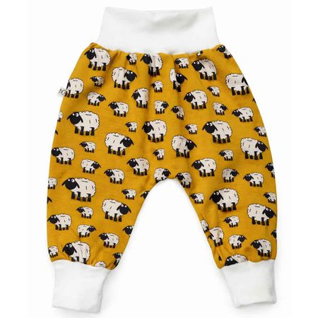 Unisex Pumphose mit Schafen - Gr. 62/68 NEU
