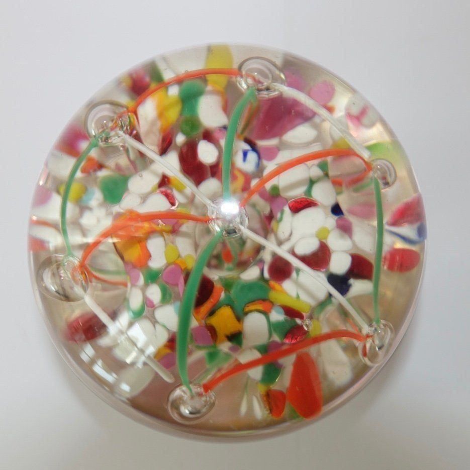 Bicchieri: Selten grosse Glaskugel _ Paperweight - alt – Usato da Adliswil venduto da MeDuMe 3