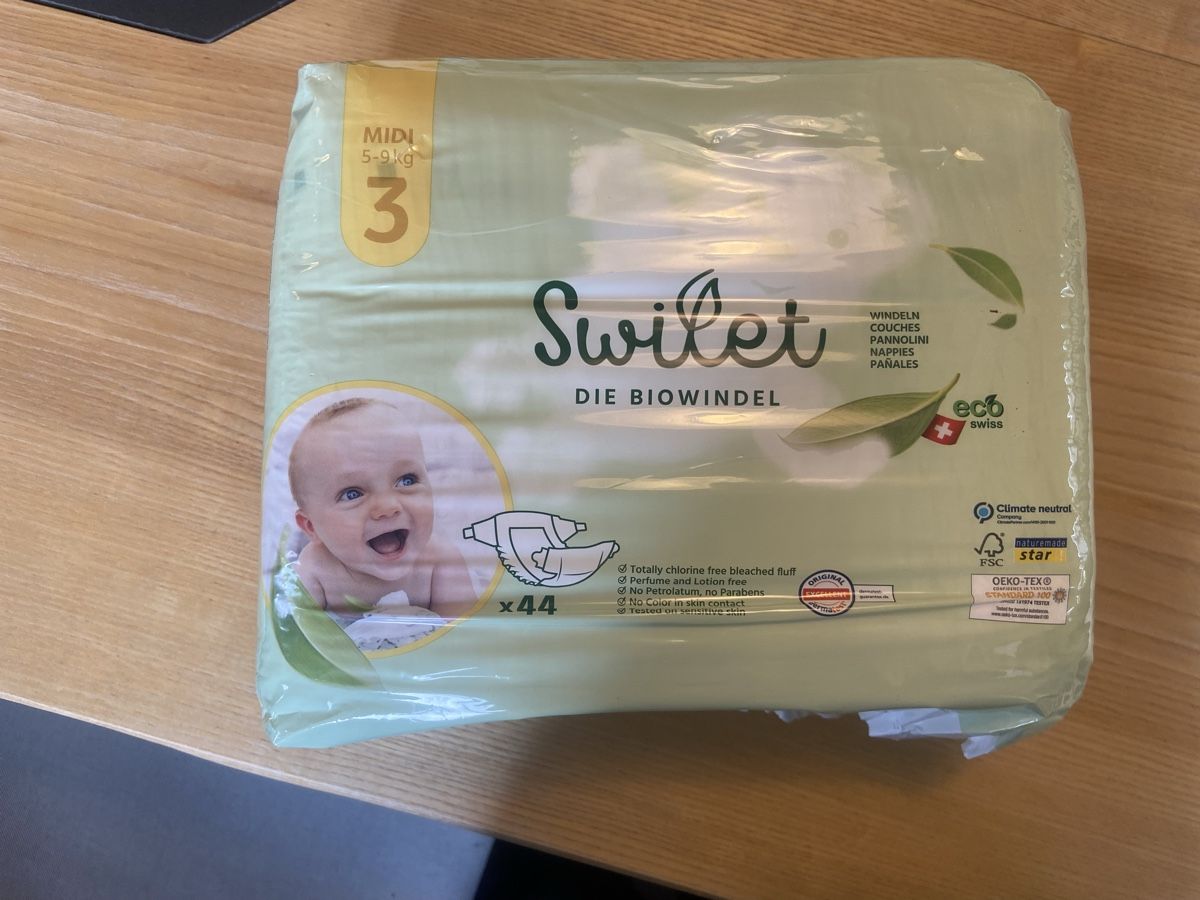 Secchi per pannolini & Pannolini: Swilet Biowindeln Grösse 3 – Nuovo e nell'imballaggio originale da Wasen im Emmental venduto da Jomaga 1
