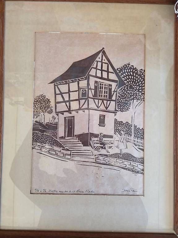 Posters & Illustrations: Damen beim Apéro vor dem Hagebächli / Jg1967 – D'occasion à Lausen par 04362 1