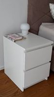 2 IKEA Nachttische / Beistelltische weiss