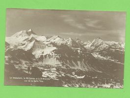 Le Weisshorn, le Mt. Cervin et la Dt. Blanche