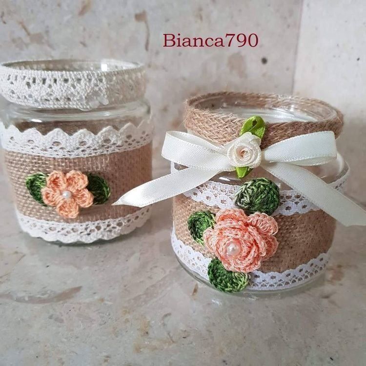 Toppe: 4 Stück Blumen gehäkelt 862 – Nuovo e nell'imballaggio originale da Killwangen venduto da Bianca790 5