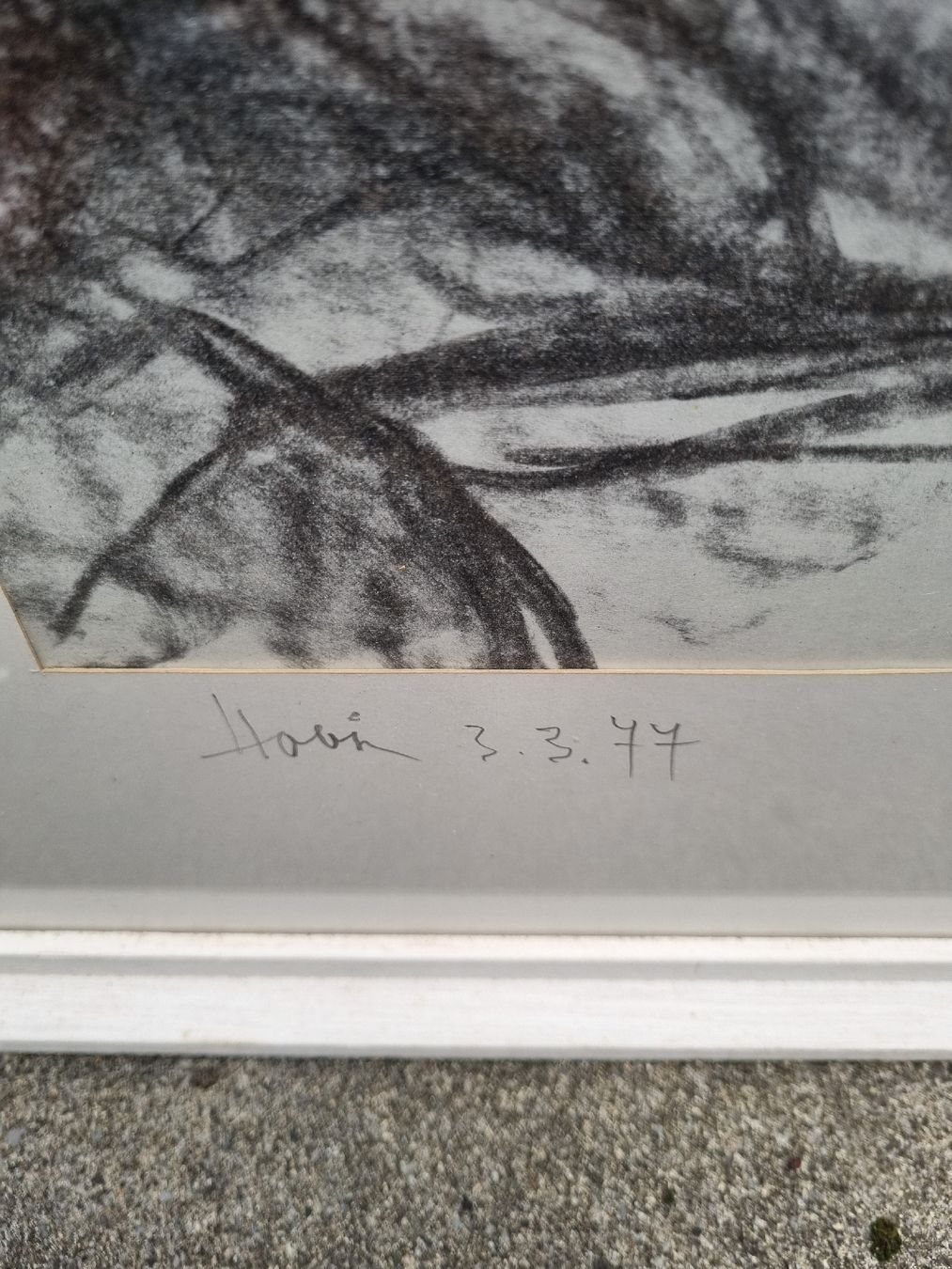 Tableaux: Bild Kohlemalerei – D'occasion à Ostermundigen par vintage60 2