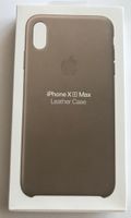 Apple - iPhone Xs Max Echtleder Hülle Taupe
