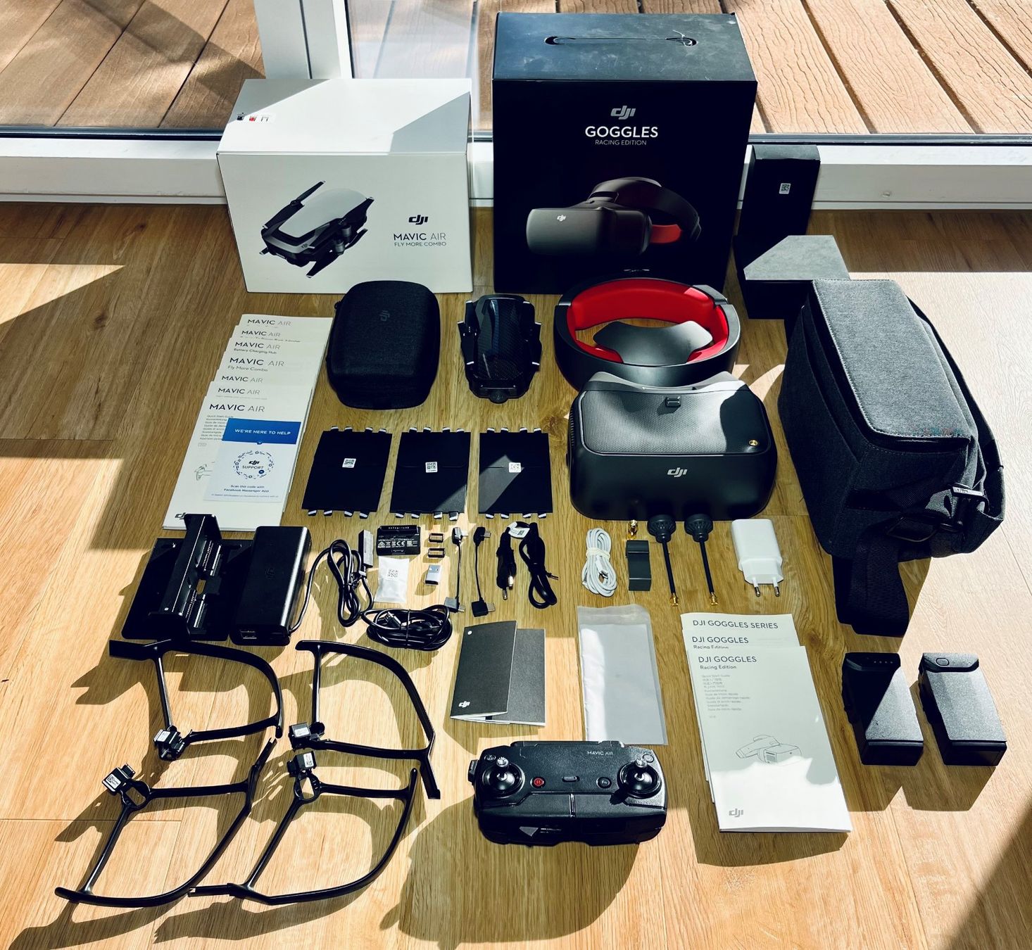 DJI VR Brille: DJI Mavic Air Fly More Combo mit Goggles Racing Edition – Neu (gemäss Beschreibung) aus Pfäffikon ZH von Agsell 2