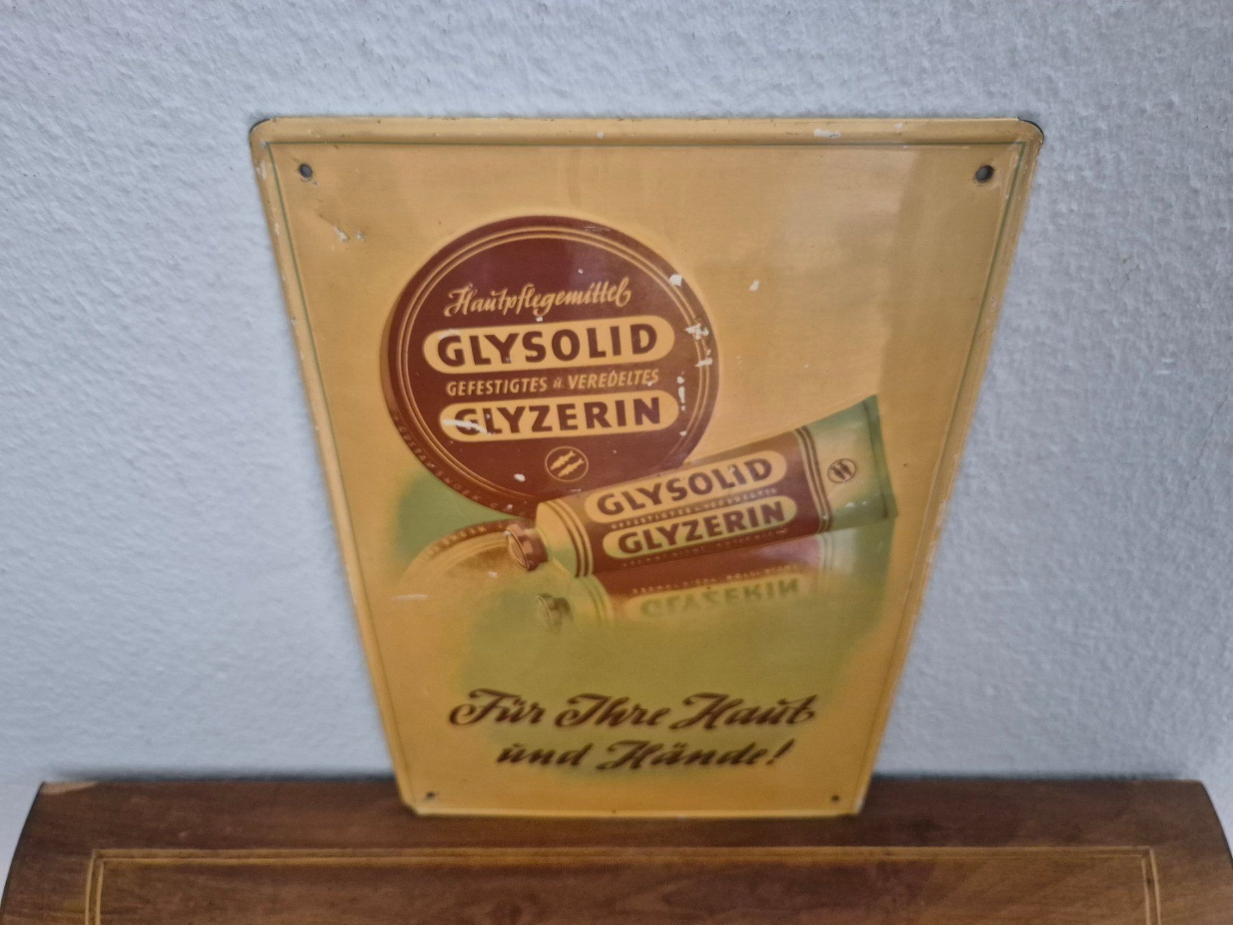 Schilder: Altes Blechschild Glysolid Glyzerin Vintage Schild Blech – Gebraucht aus Neuhausen von rraayy 3