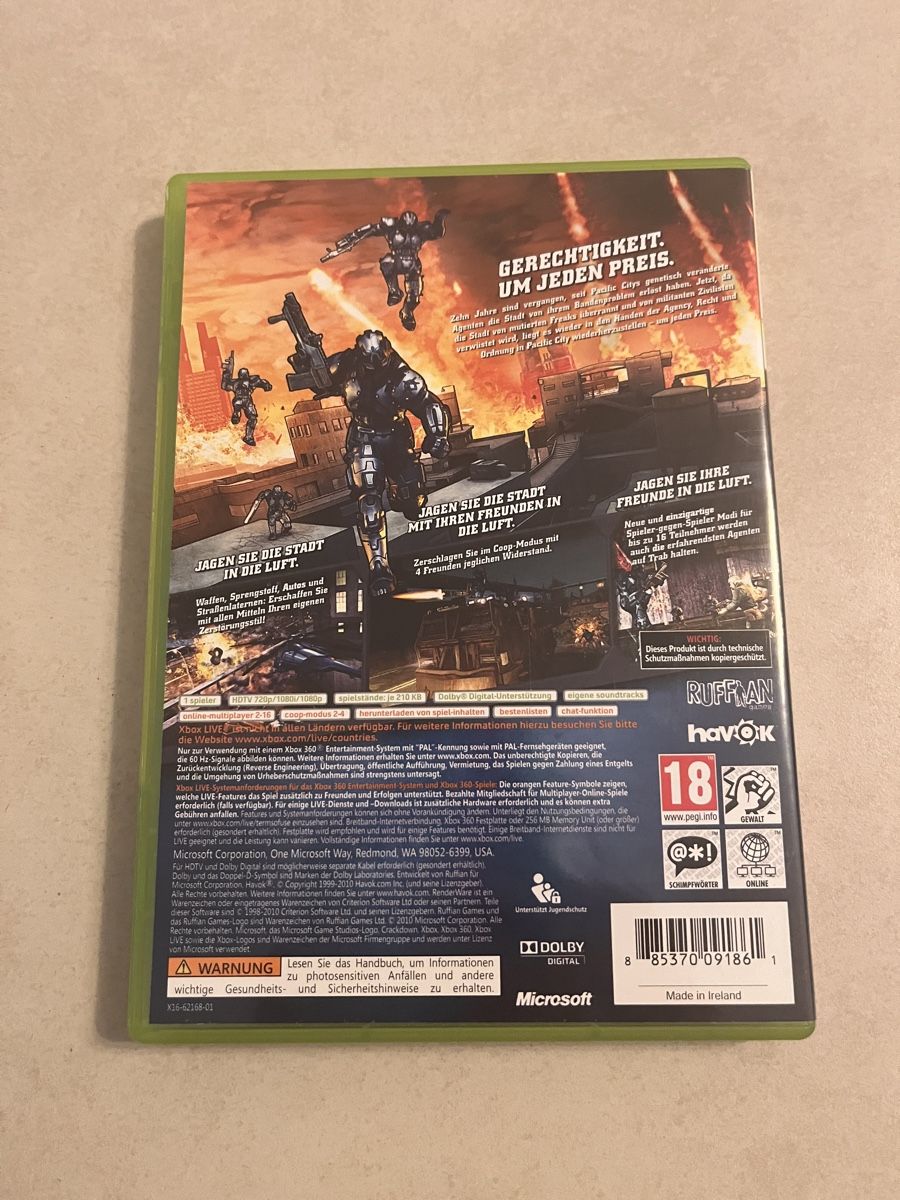 Microsoft Giochi: Crackdown 2 – Xbox 360 Spiel – Usato da Suhr venduto da SchnapperCH 1
