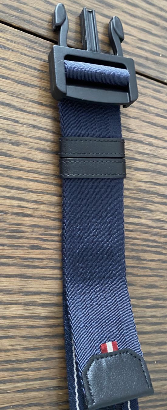 Bally Cinture: BALLY Herren Gürtel Gordon Stoff/Leder 110 – Nuovo e nell'imballaggio originale da Volketswil venduto da praxis12 3