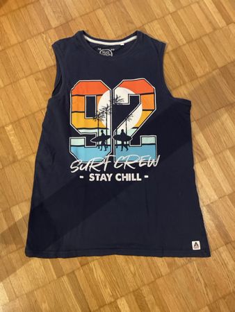 Tank Top Navy blue Surf Crew Shirt "82" - Grösse 170/176