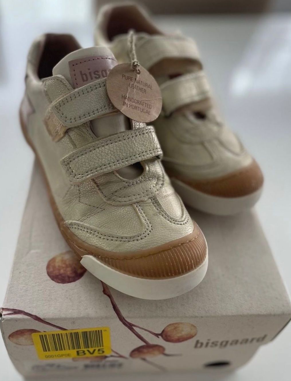 Bisgaard Scarpe per ragazzi: Bisgaard Mädchen Sneakers Gr. 32 Gold Leder – Nuovo (secondo la descrizione) da Freidorf TG venduto da nad_fxh7