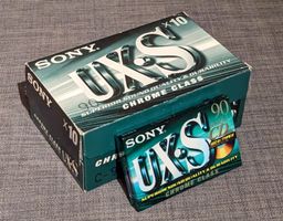 10x Sony UX-S 90 Chrome Type II Kassetten OVP NEU 80s 90s