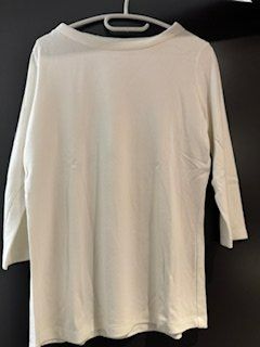 OPUS 3/4 Arm Shirt beige mit schönem Kragen 40