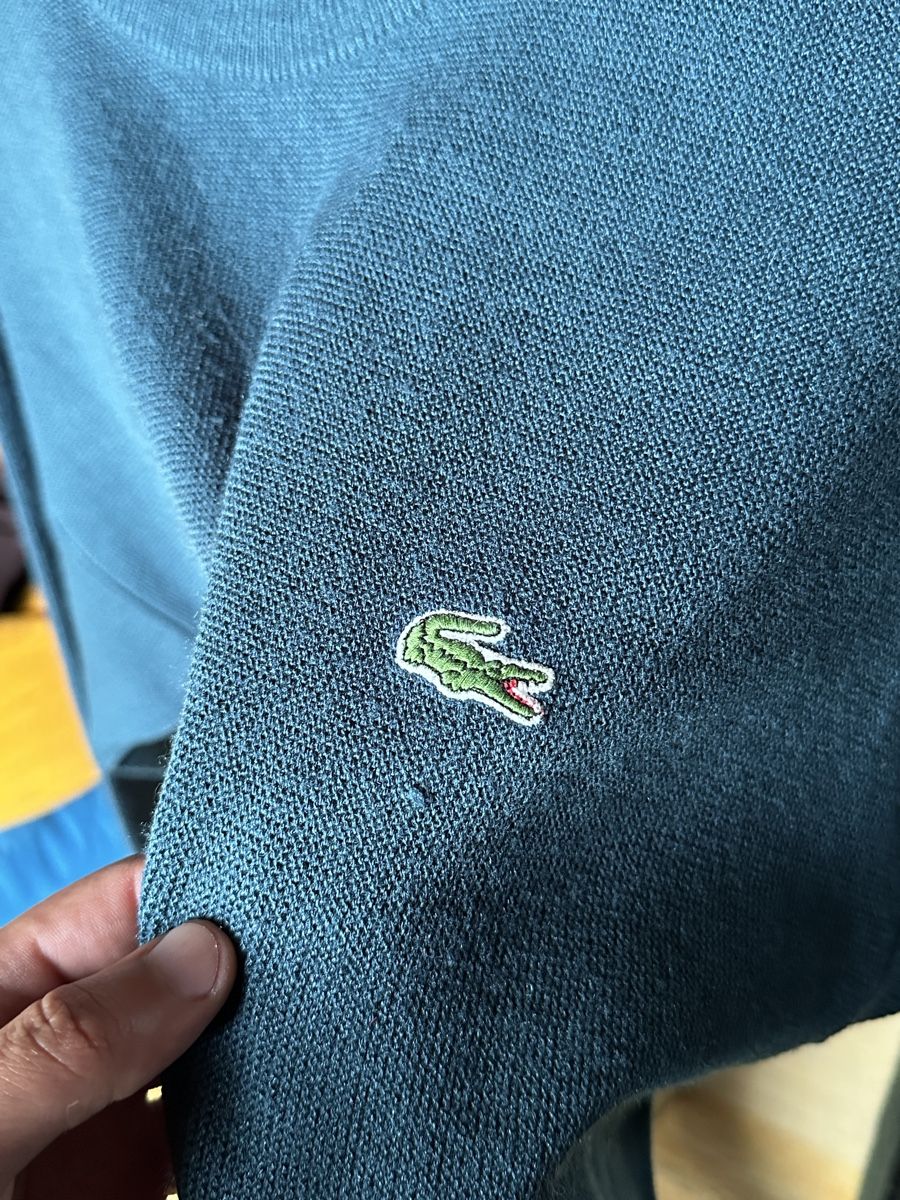 Lacoste Pullover & Sweatshirts: Vintage Blue/Green Lacoste Sweater – Gebraucht aus Villars-Burquin von Iliasso 1