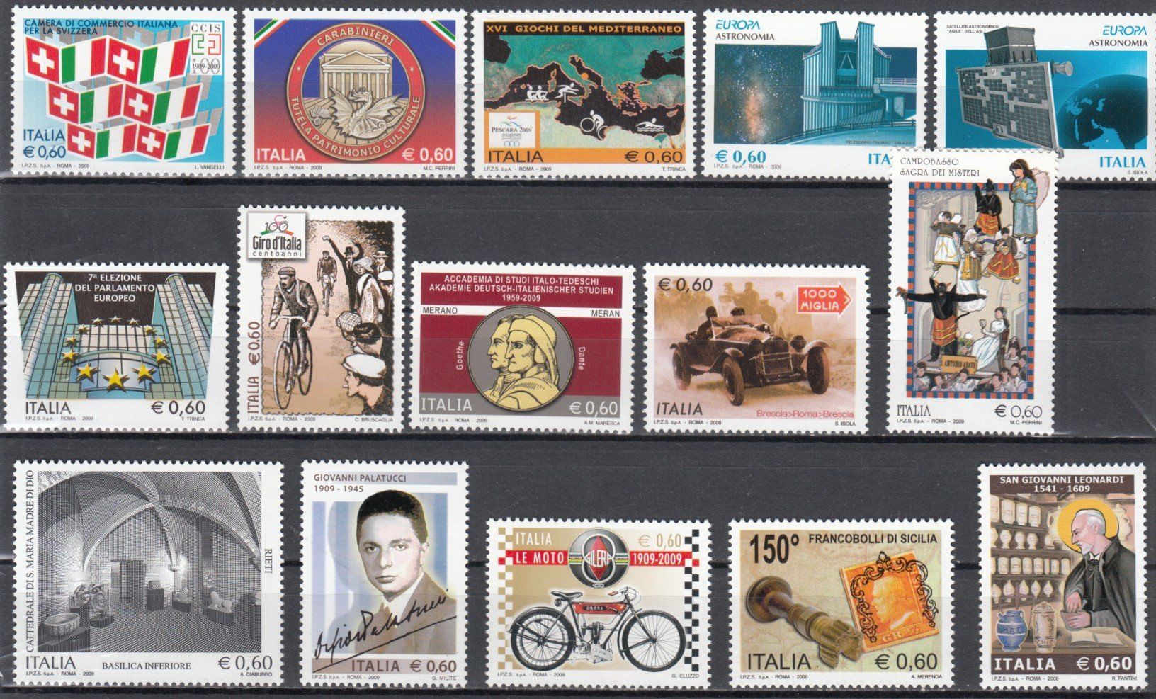 Tutti i francobolli: Italien 2009 postfrisch – Usato da Bürglen TG venduto da StampGraf 2